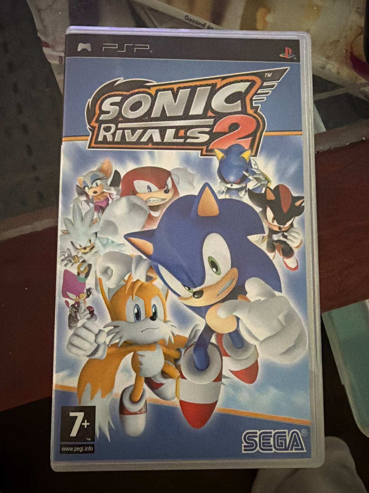 Sonic Rivals 2 - PSP Game - Actie/Avontuur, Online, 2 spelers, Zo goed als nieuw, Vanaf 7 jaar