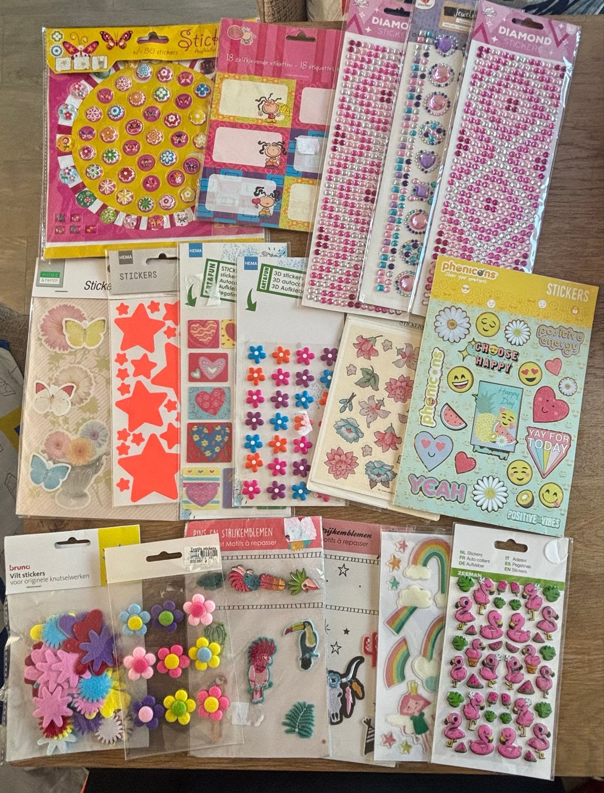 Groot Meisjes Stickerpakket - Diverse Thema's, Ophalen of Verzenden, Nieuw, Overige typen