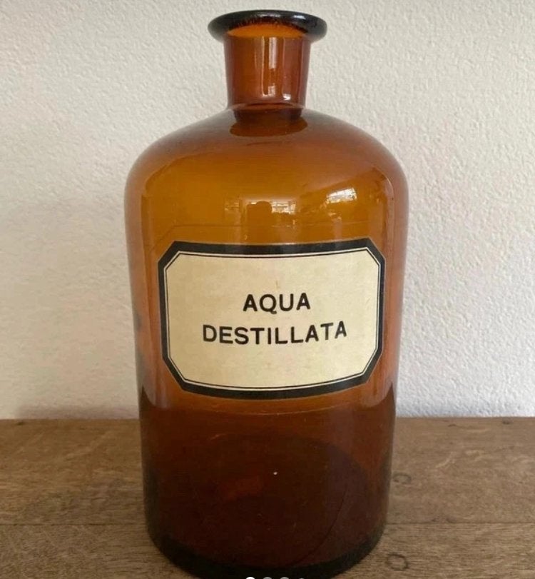 Vintage apothekersfles 25cm, Ophalen