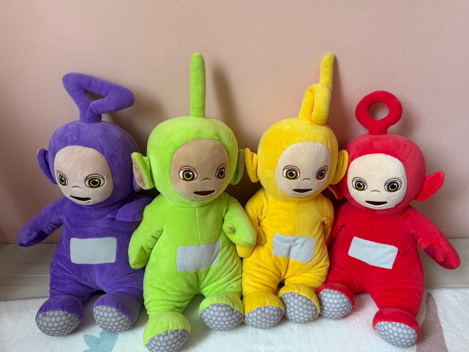 Teletubbies Knuffels Set - Tinky Winky, Dipsy, Laa-Laa, Po, Overige merken, Overige karakters, Overige typen, Ophalen of Verzenden