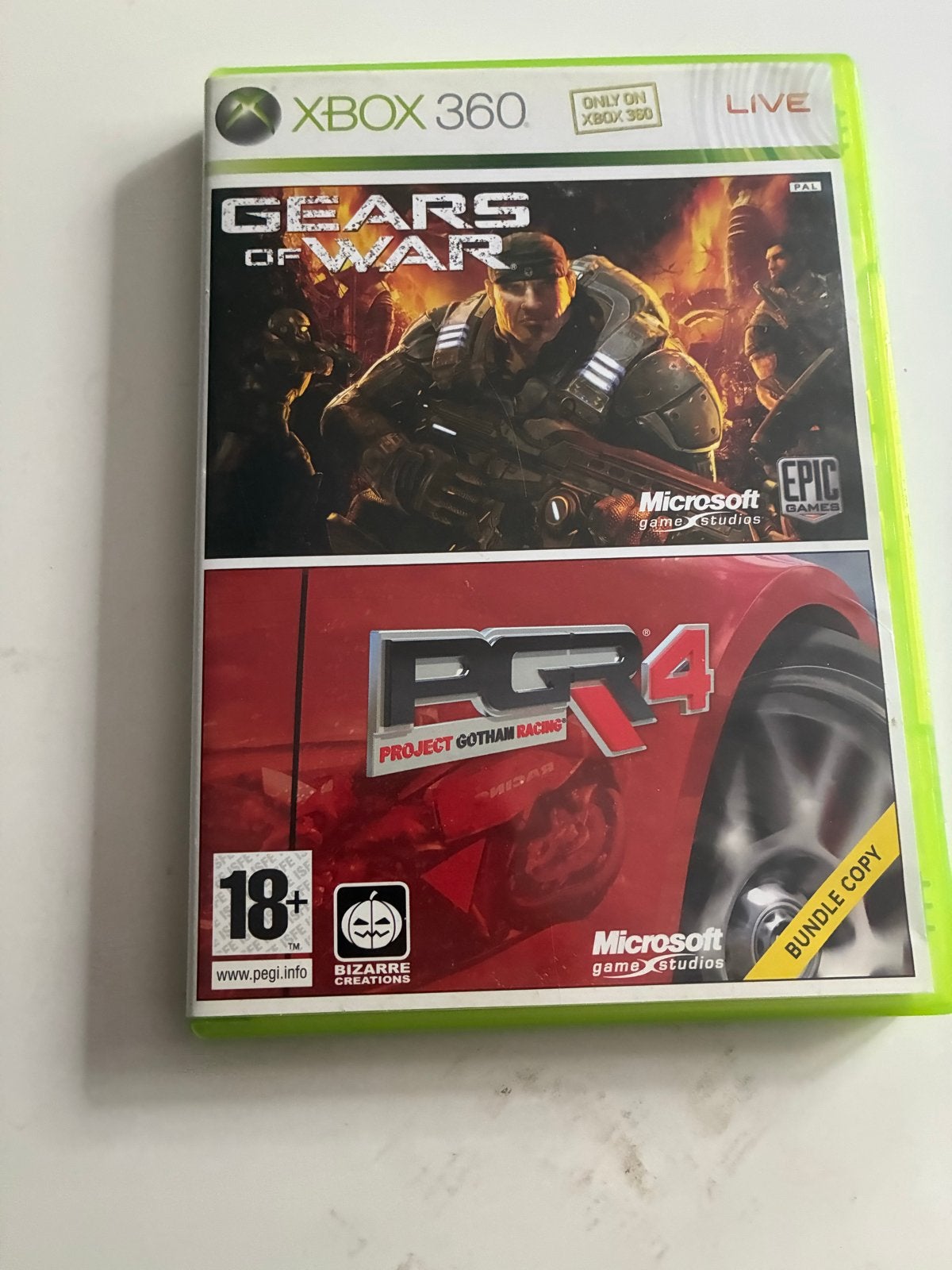 Xbox 360 Games: Gears of War & Project Gotham Racing 4, Online, Gebruikt, Vanaf 18 jaar, Shooter