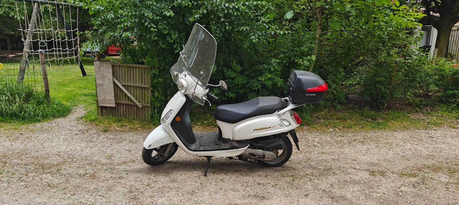 Sym Fiddle 2 Scooter met SHAD topkoffer, Fietsen en Brommers, Scooters | SYM, Ophalen, Gebruikt, Benzine, Fiddle