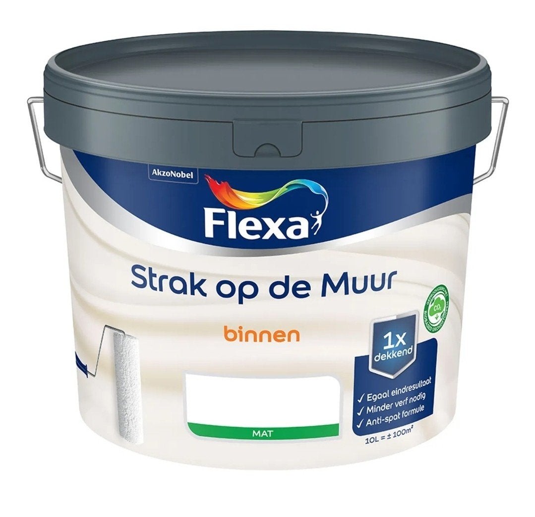 Flexa muurverf Sandy Beach 10 liter, 10 tot 15 liter, Ophalen, Nieuw, Beige