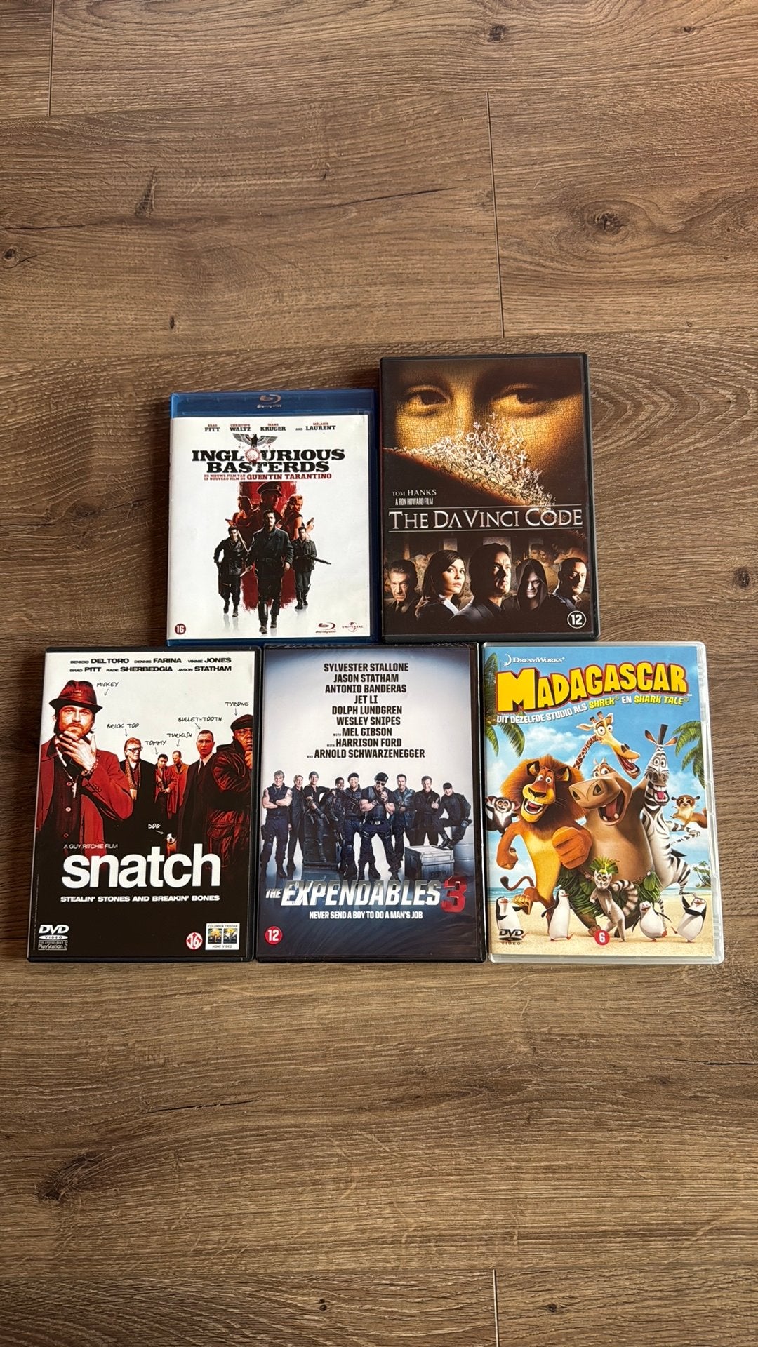 Set van 5 DVD's, Alle leeftijden, Ophalen, Zo goed als nieuw