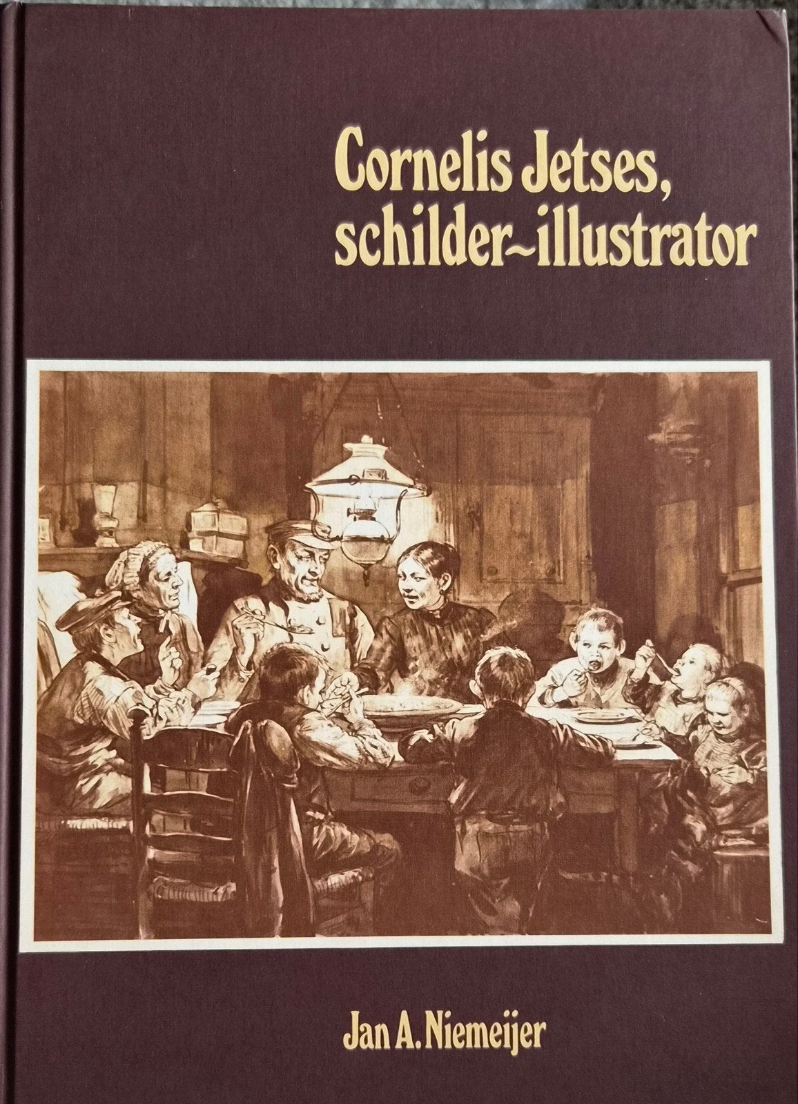 Boek Cornelis Jetses, Gelezen, Schilder- en Tekenkunst, Jan A. Niemeijer, Ophalen of Verzenden