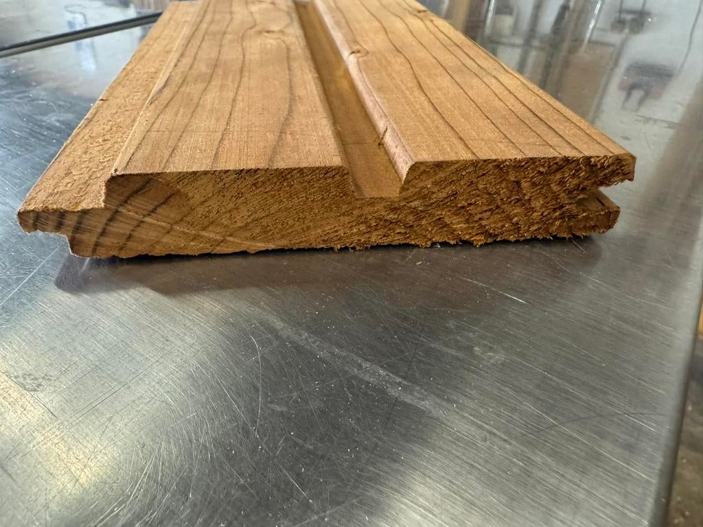 Gethermonifiseerd dubbele rhombus profiel 20x120 mm, Ophalen