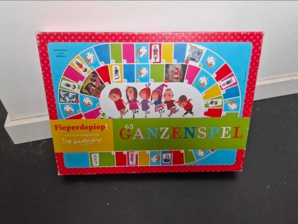 Fieperdepiep! Ganzenspel, Vijf spelers of meer, Ophalen of Verzenden, Gebruikt, Jumbo