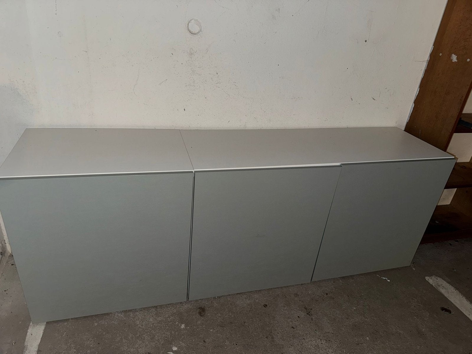 Groene lage kast - 180 cm breed - extra opbergruimte, Ophalen, Zo goed als nieuw