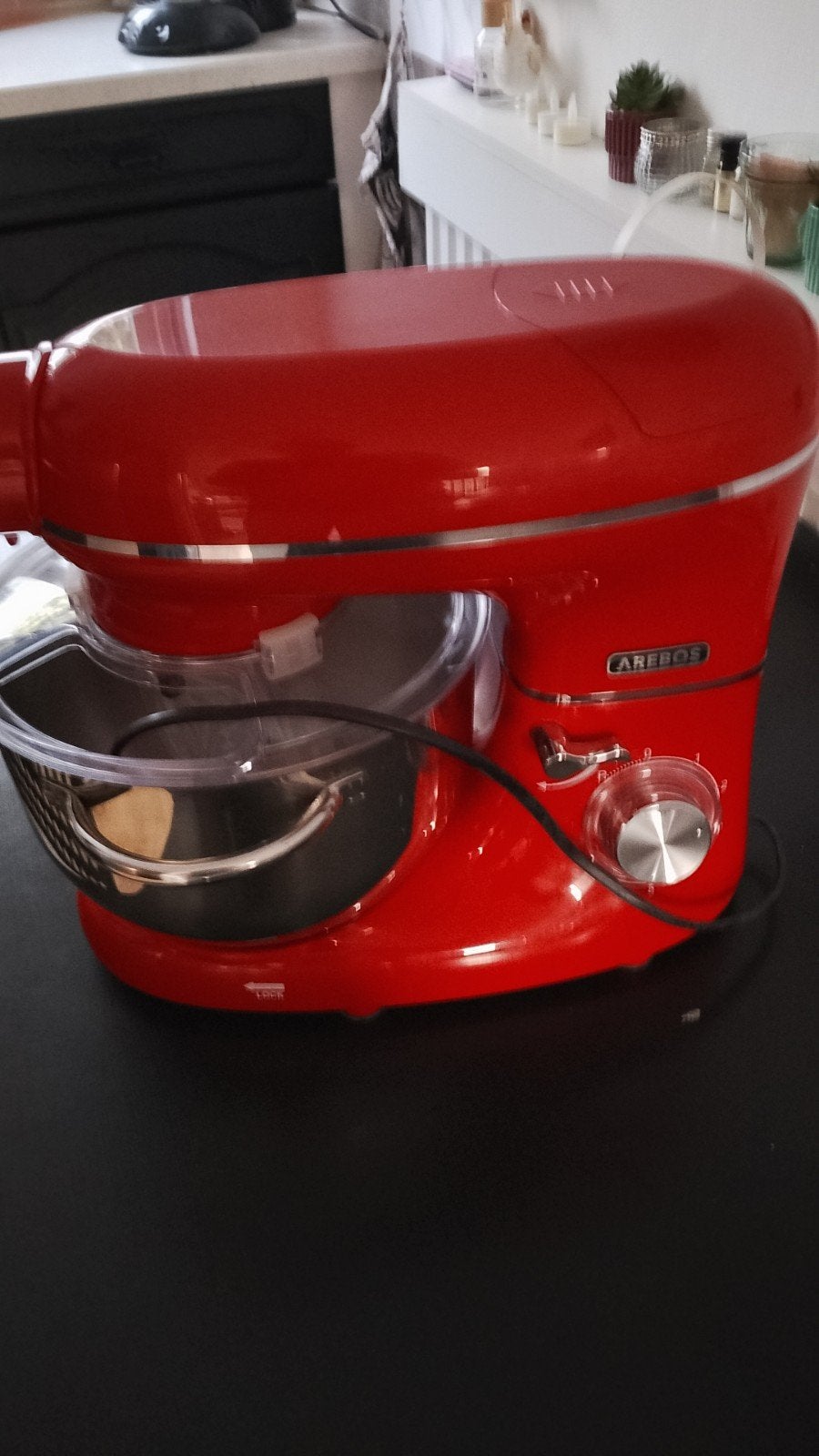 Stille deegmixer - Zo goed als nieuw, 4 liter of meer, Ophalen, Zo goed als nieuw, 3 snelheden of meer