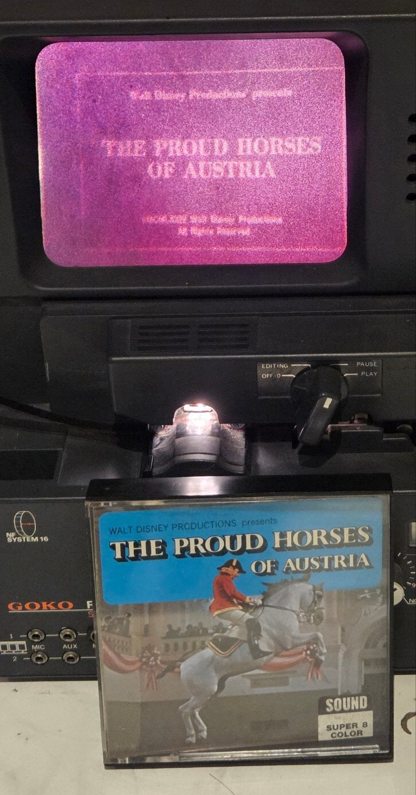 super 8 THE PROUD HORSES OF AUSTRIA walt disney, Ophalen of Verzenden, 8mm film