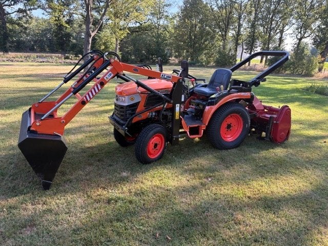 Hinomoto HM3025 met voorlader als nieuw, Tot 2500, Nieuw, Tot 80 Pk, Ophalen