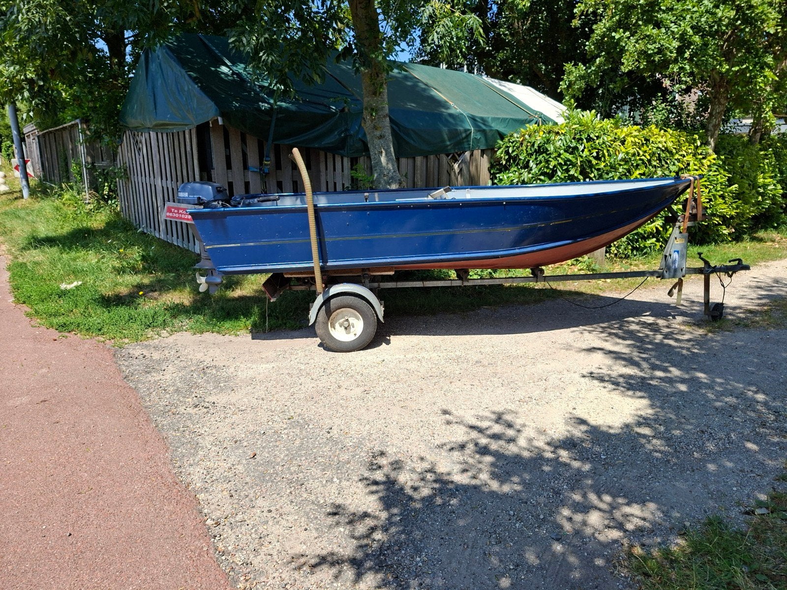 Vis bootje of gewoon lekker  varen, Watersport en Boten, Ophalen, Gebruikt, Overige typen, Minder dan 15 m²