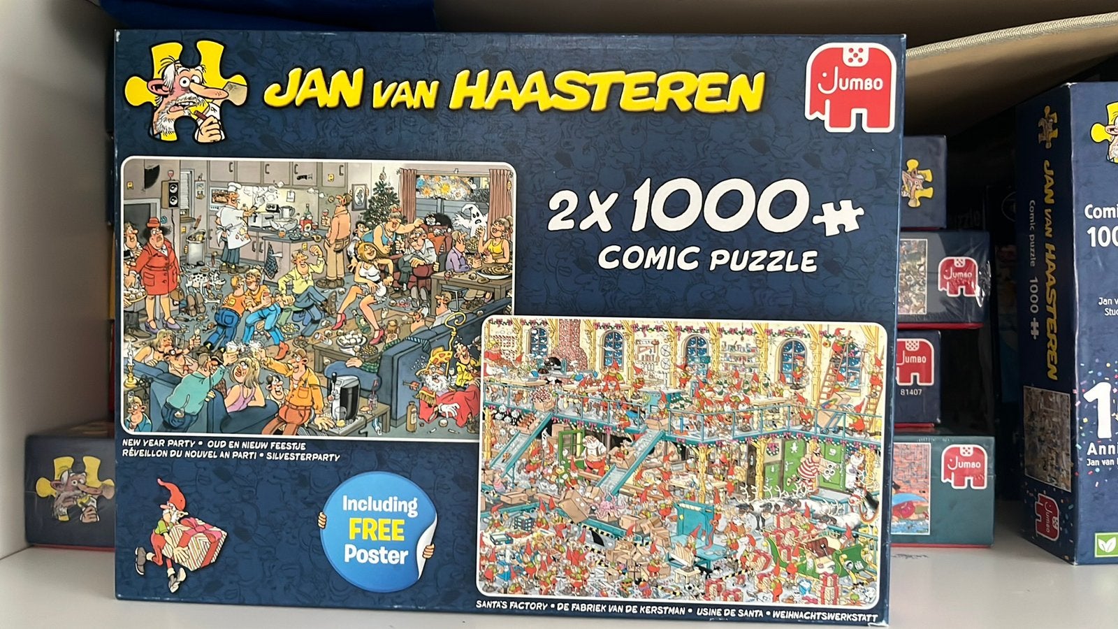 Haasteren luzzel 2x1000, Ophalen of Verzenden, 500 t/m 1500 stukjes, Zo goed als nieuw