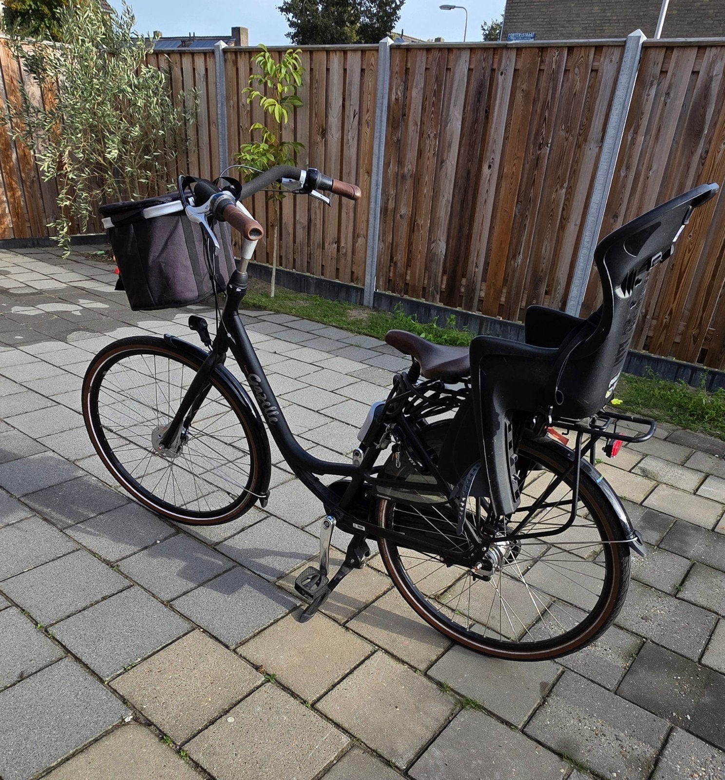Gazelle Bloom moederfiets 49 met kinderzitjes en windscherm, Fietsen en Brommers, Ophalen, Gebruikt, (Extra) lage instap, 47 tot 50 cm