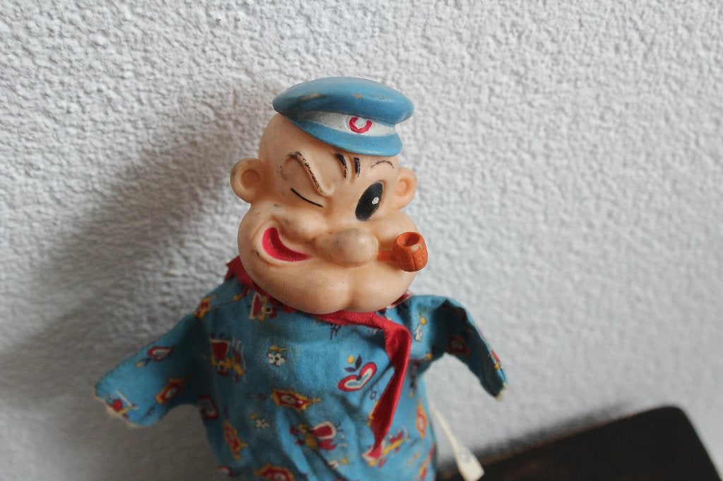 popey poppenkastpop, Ophalen of Verzenden, Overige figuren, Gebruikt, Beeldje of Figuurtje
