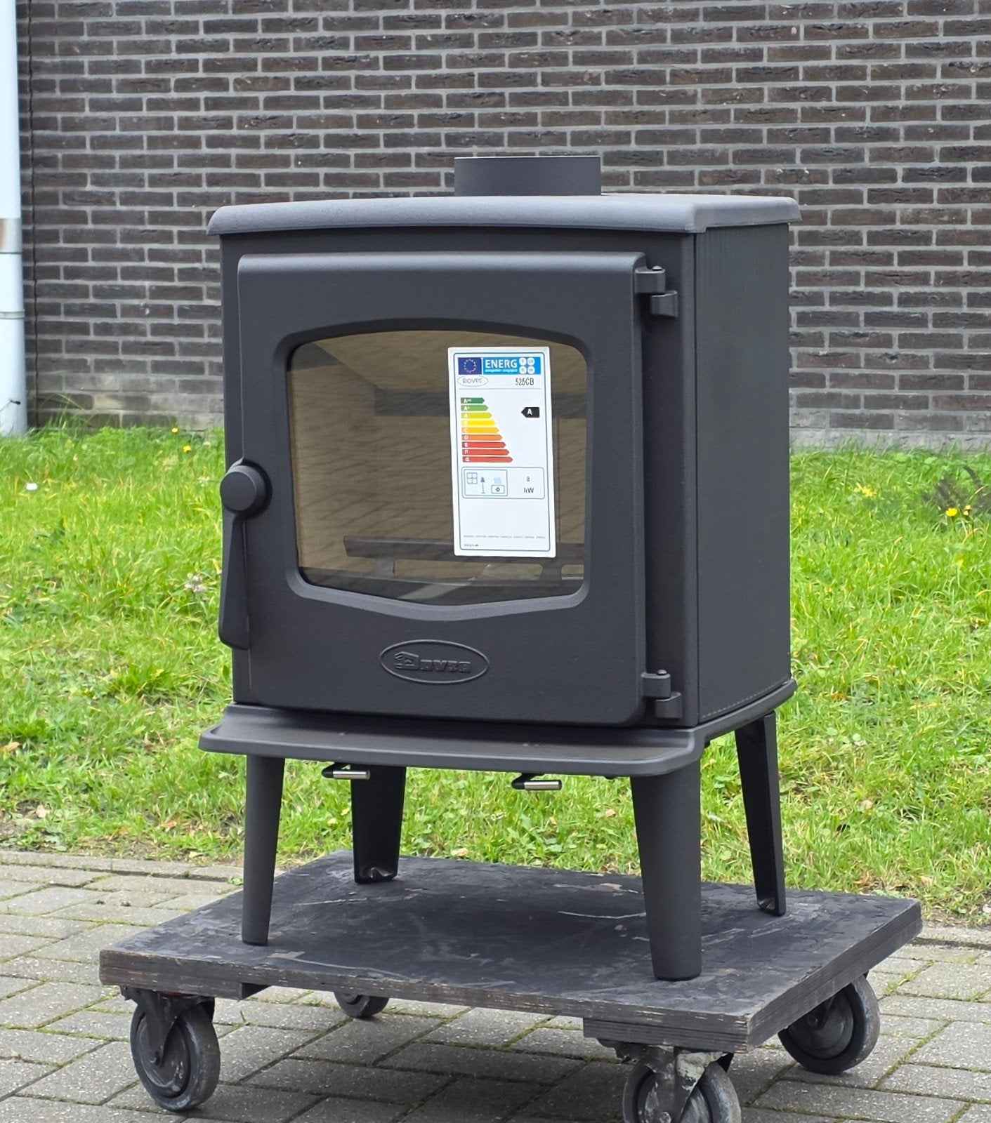 Houtkachel Dovre 525CB nieuw, Ophalen of Verzenden, Vrijstaand, Hout, Nieuw