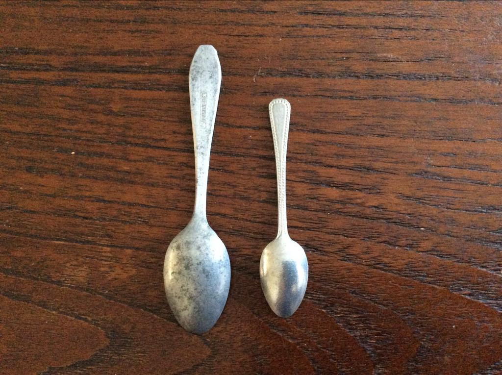 Aluminium Lepeltjes, Antiek en Kunst, Antiek | Bestek, Ophalen of Verzenden