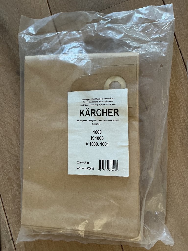 Stofzuigerzakken, Ophalen, Nieuw