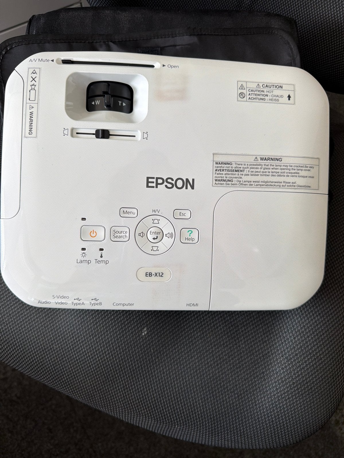 Epson EB-X12 Multimedia Projector - Zo goed als nieuw, Ophalen of Verzenden, Zo goed als nieuw, LCD, Overige resoluties