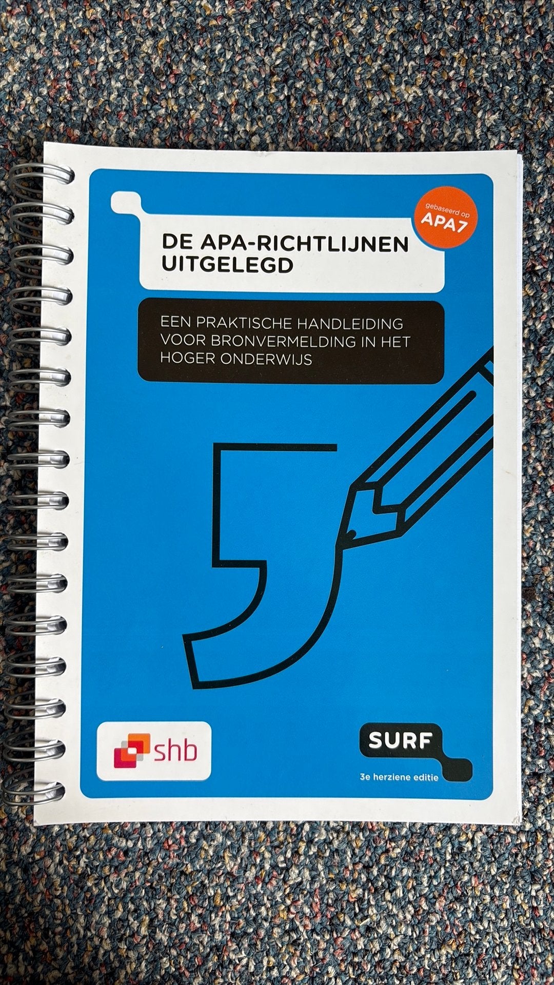 De APA-richtlijnen uitgelegd, 3e herziene exitie, Ophalen of Verzenden, Alpha, Zo goed als nieuw, HBO