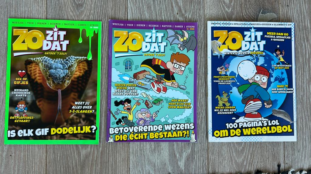 2 Zo zit dat tijdschriften en 1 Zo zit dat doeboek (leeg), Boeken, Ophalen of Verzenden, Zo goed als nieuw, Wetenschap en Natuur