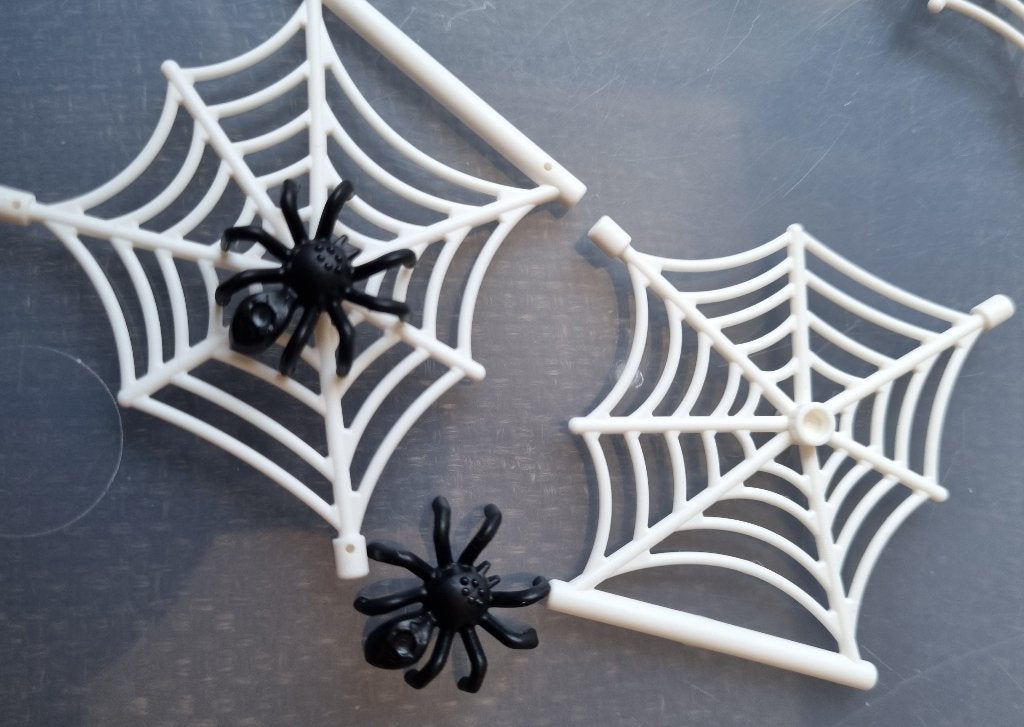 Lego spinnenweb met spin, White/Black (per 5), Ophalen of Verzenden, Nieuw, Losse stenen, Lego