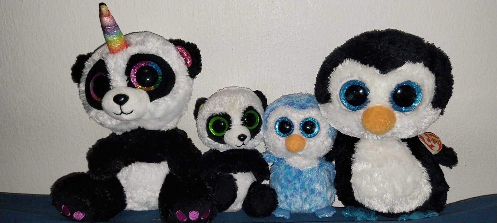 Ty Beanie Boos: Panda's en Pinguïns Knuffels, Pinguïn, Overige karakters, Korrelvulling, Zwart