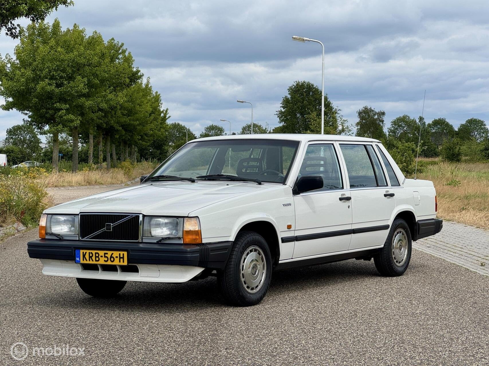 Volvo 740 2.3 GL 1986 Topstaat 1e Eig, Auto's, Oldtimers, Bedrijf, Te koop, Centrale vergrendeling, Open dak, Stoelverwarming