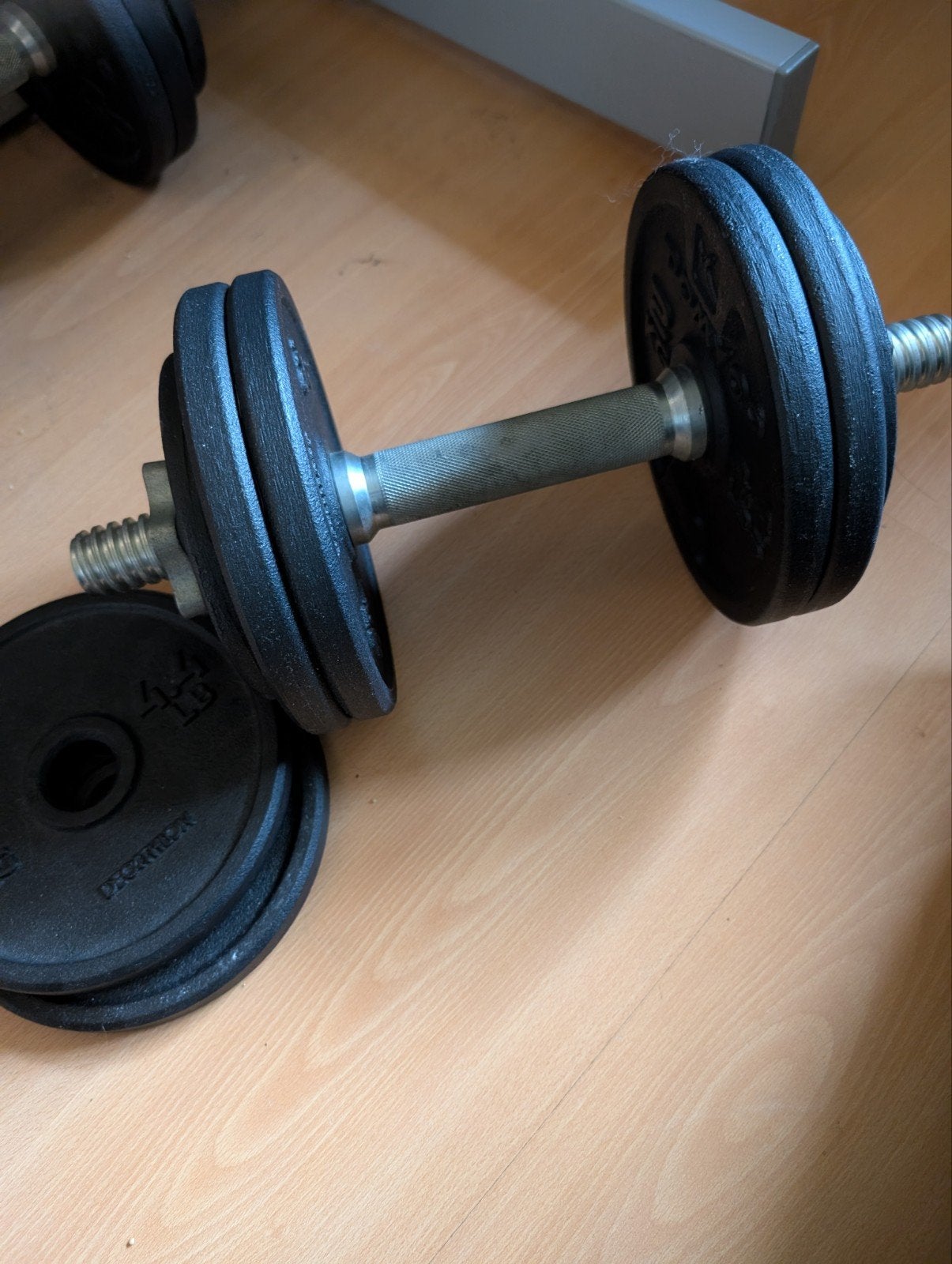 Dumbbell met diverse gewichten (Decathlon), Ophalen, Gebruikt, Armen, Dumbbell