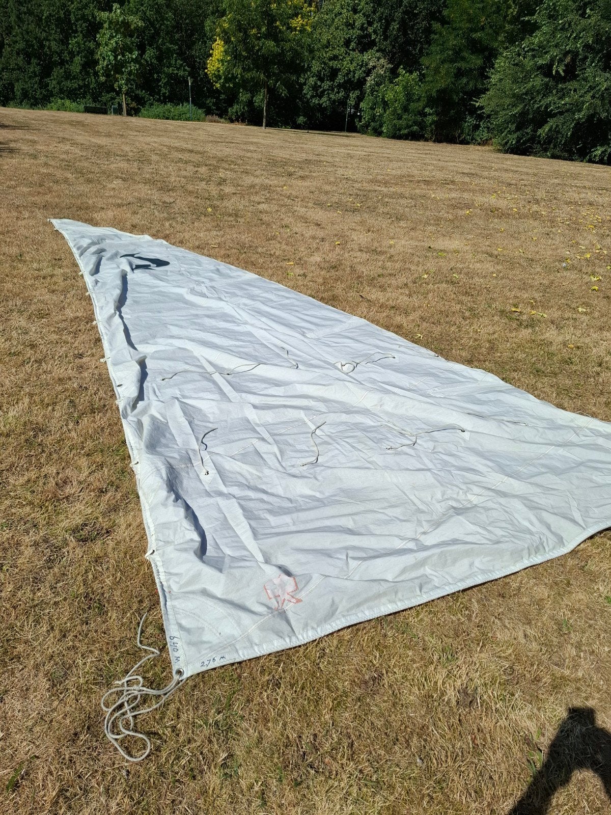Gebruikte Genua of Fok zeil - 2.75m x 6.40m, Ophalen, Gebruikt, 15 tot 30 m², Genua of Fok