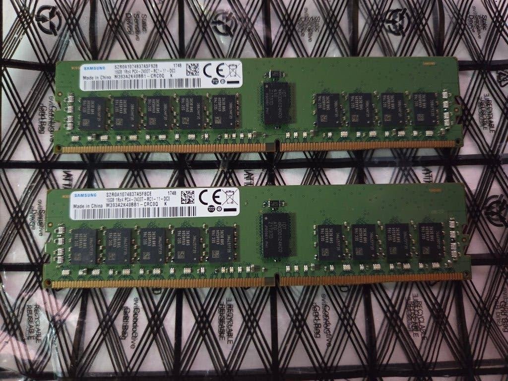 pc geheugen 32gb  2x 16gb 2400T, Computers en Software, 32 GB, DDR4, Ophalen of Verzenden, Zo goed als nieuw