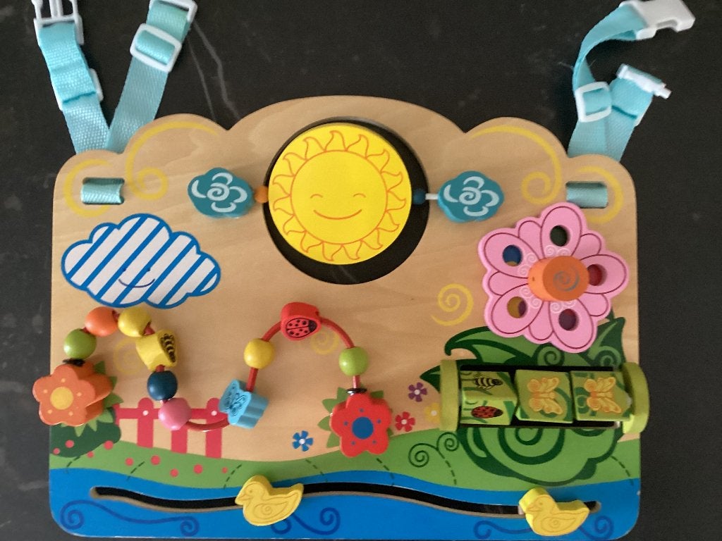 Lillieputiens houten activiteitenpaneel boxhanger, Ophalen, Nieuw