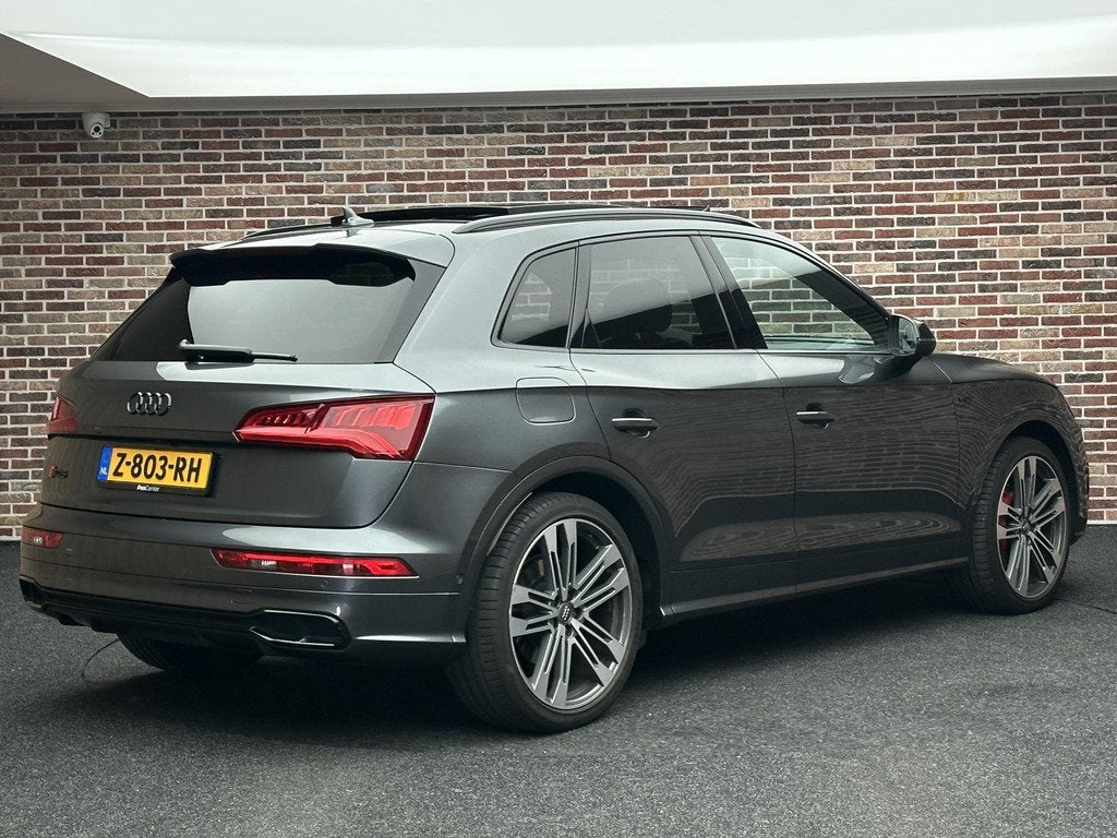 Audi SQ5 3.0 TFSI SQ5 quattro Pro Line Plus 360 | B&O | Pano, Auto's, Audi, Automaat, Gebruikt, 2995 cc, Leder
