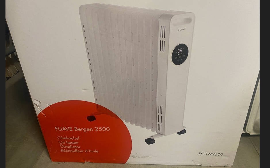 FUAVE Bergen 2500 Oliekachel FVOW2500 (4x), 30 tot 80 cm, Radiator, Minder dan 60 cm, Ophalen of Verzenden