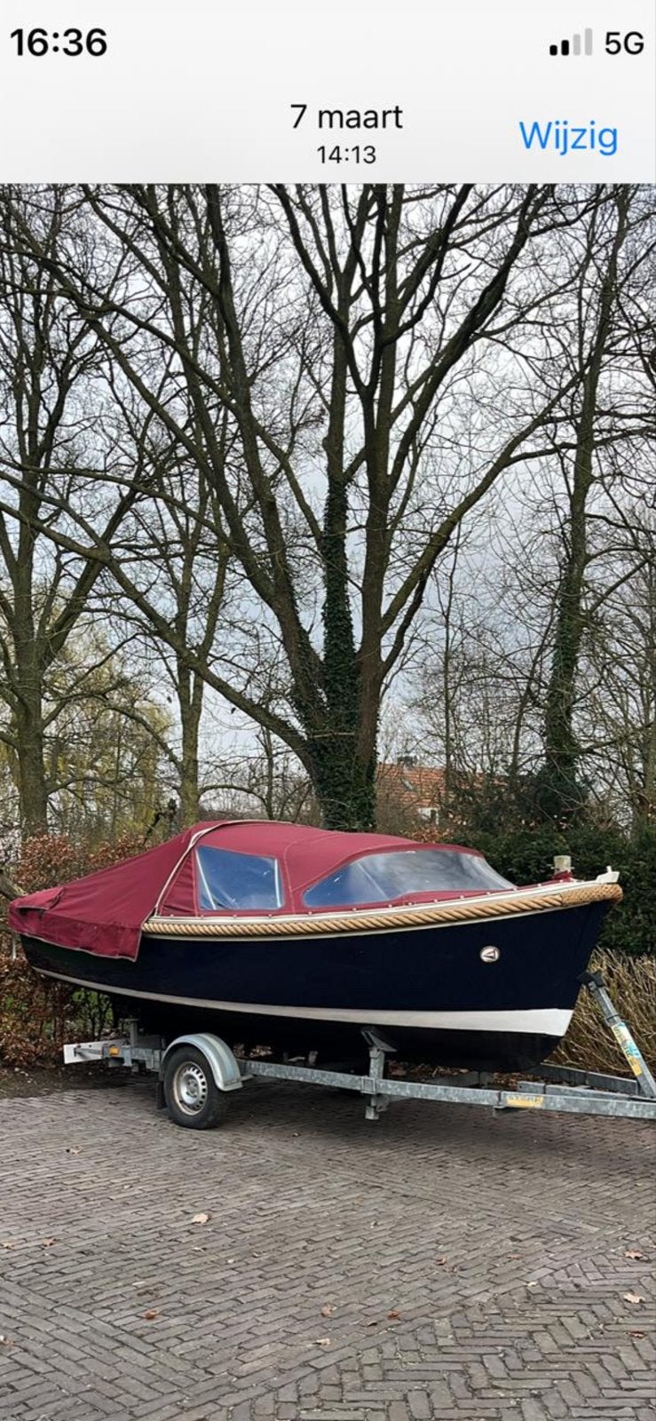 Nette sloep met trailer - van Wijk 530!, Watersport en Boten, Overige merken, Gebruikt, Diesel, 5 m