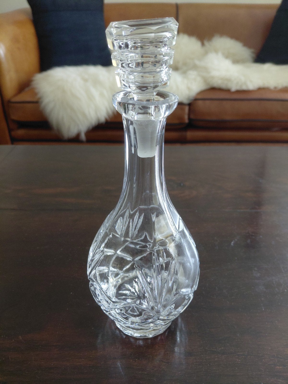 Vintage Kristallen Karaf met Stop - Elegant Design, Antiek en Kunst, Ophalen of Verzenden