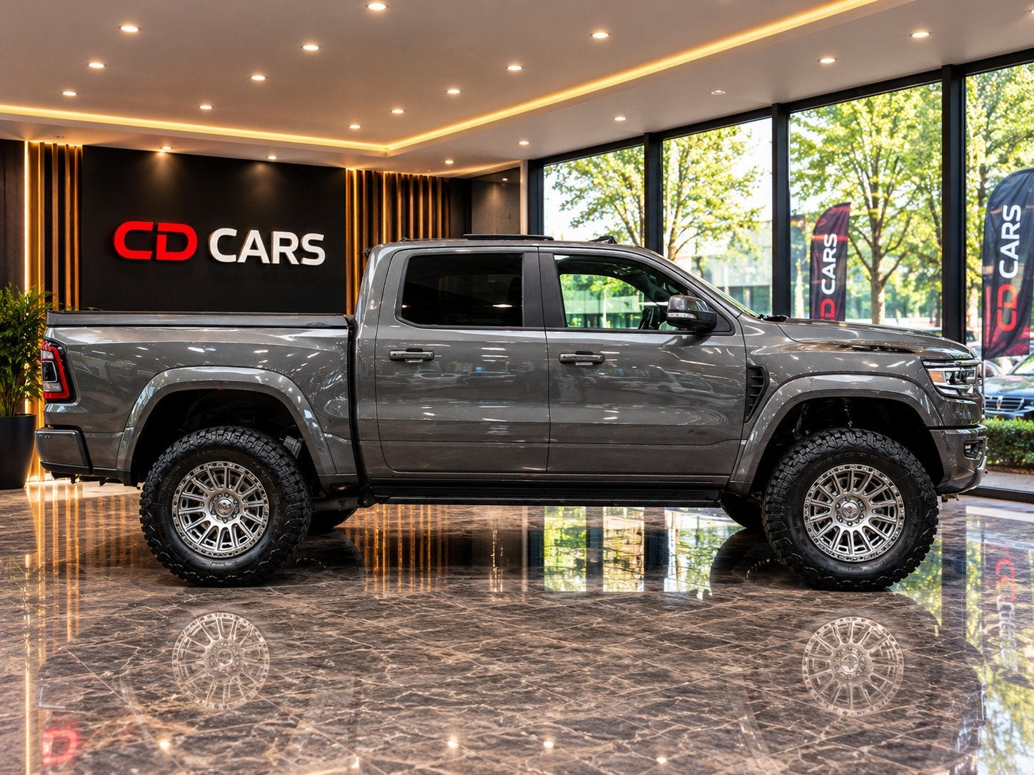 Dodge Ram 1500 6.2 V8 4x4 TRX 1e eigenaar Head-up display, F, Auto's, Automaat, Gebruikt, Leder, RAM 1500