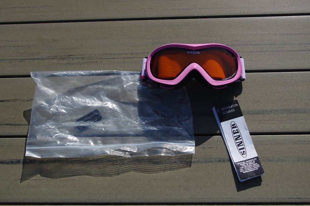 Skibril Sinner Chameleon antifog, Overige merken, 160 tot 180 cm, Gebruikt, Overige typen