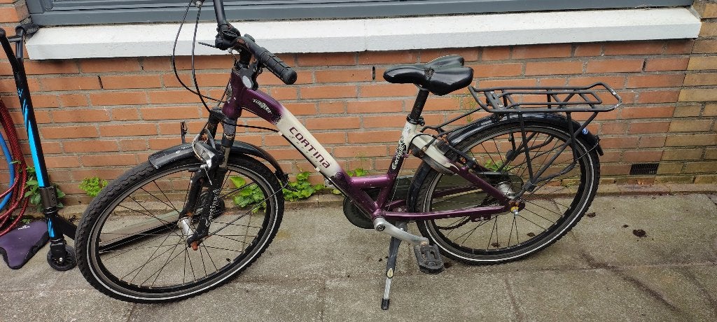 Meisjesfiets, Fietsen en Brommers, Fietsen | Meisjes, Ophalen, Terugtraprem, 22 inch, Gebruikt