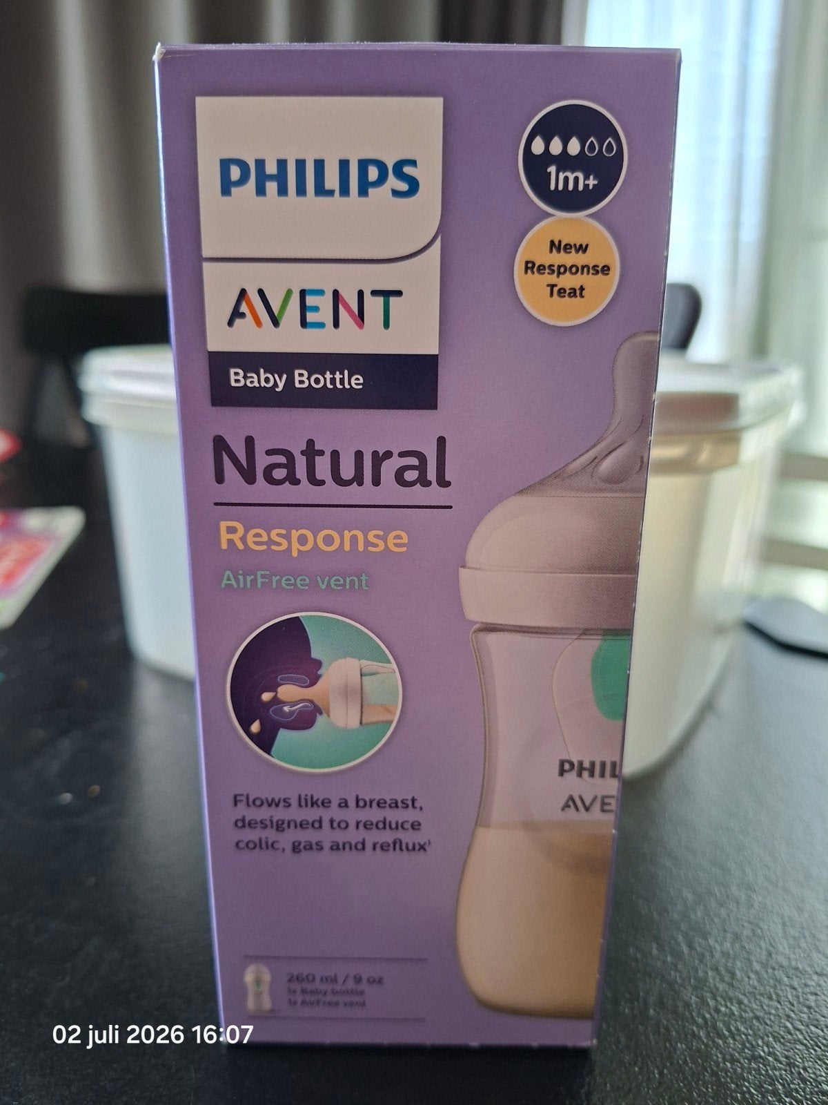 Zuigfles 260 ML Philips avent nieuw, Ophalen, Nieuw, Babyfles, Philips Avent