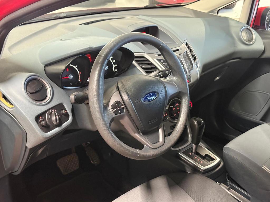 Ford Fiesta 1.4 97PK| AUTOMAAT|AIRCO|WEINIG KM!, Euro 5, Zwart, 4 cilinders, Origineel Nederlands