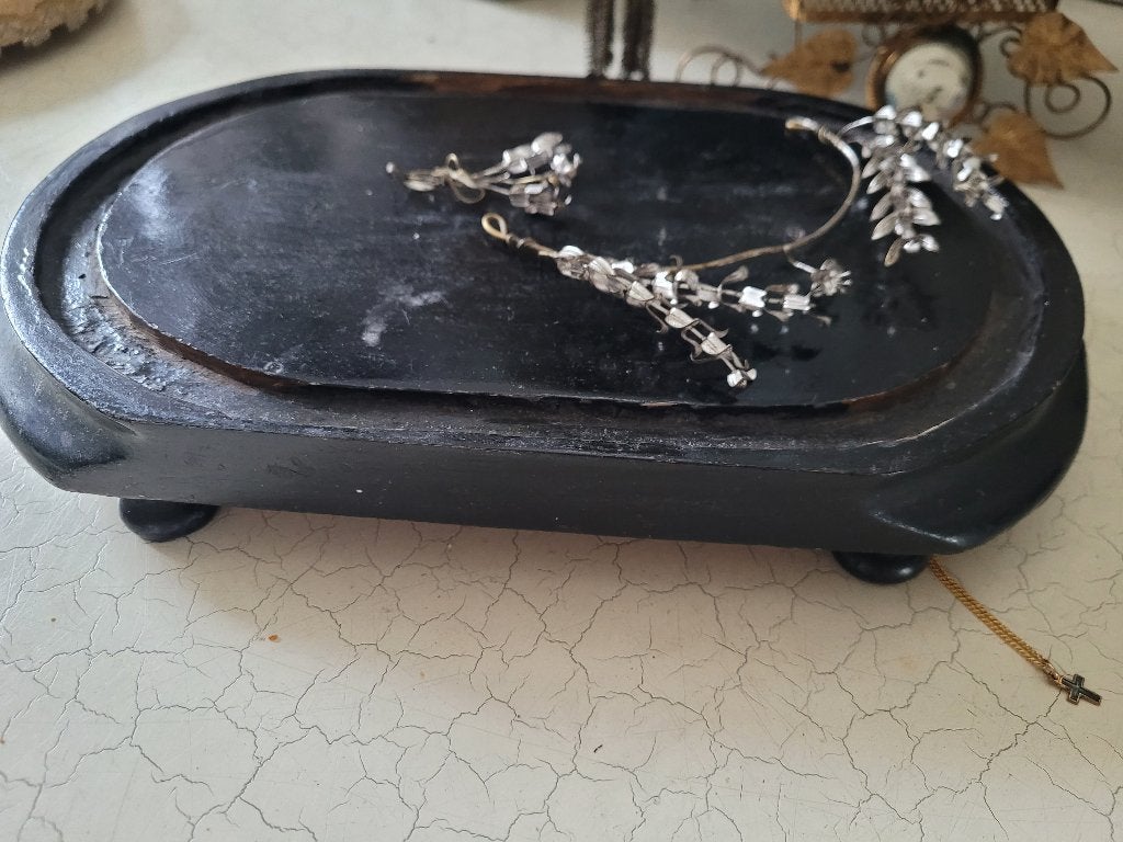 Bijna antiek diadeem met corsage voor 25 jarige bruiloft, Ophalen of Verzenden