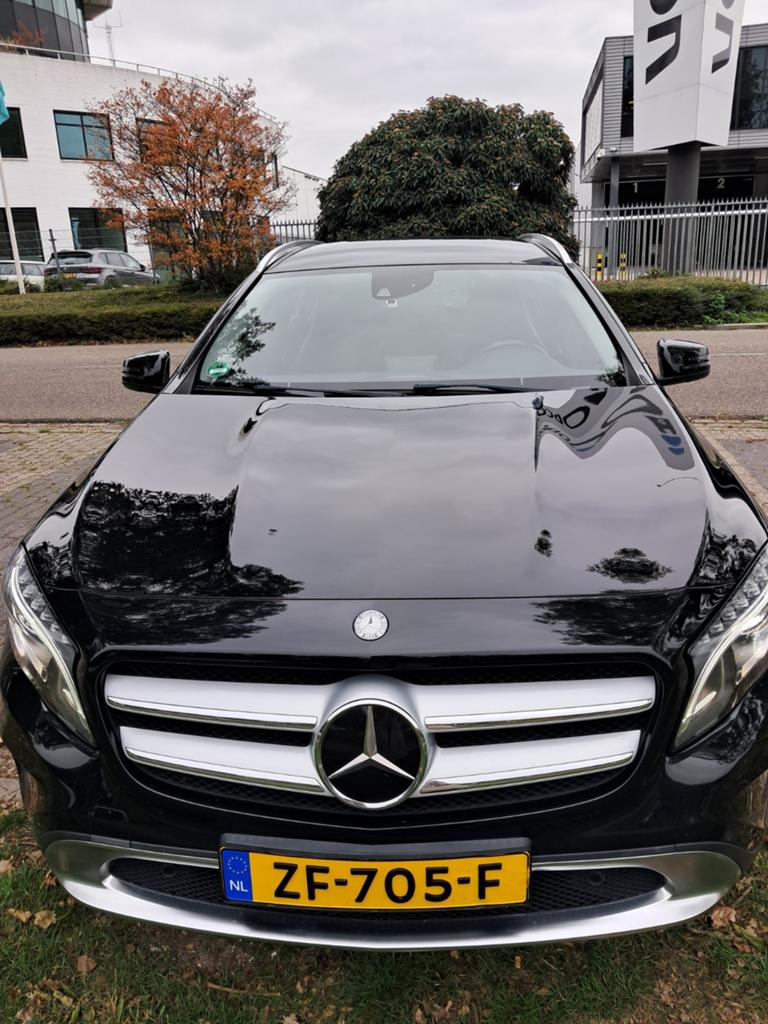 Mercedes-Benz GLA Gla200 1.6 115KW Aut7 2015 Zwart, Auto's, Zwart, 715 kg, Zwart, Particulier