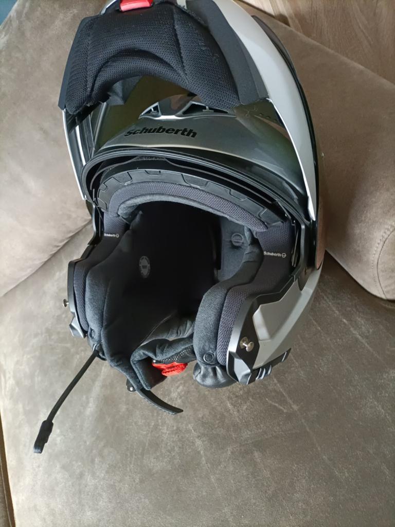 Systeem helm van Schubert motorhelm gekleurd vizier, Ophalen of Verzenden, Tweedehands, Systeemhelm, Overige merken