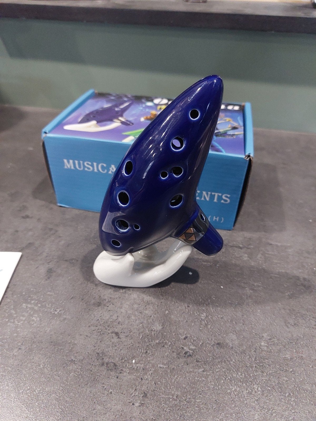 Zelda Ocarina met doosje, Avontuur en Actie, 1 speler, Ophalen of Verzenden, Zo goed als nieuw