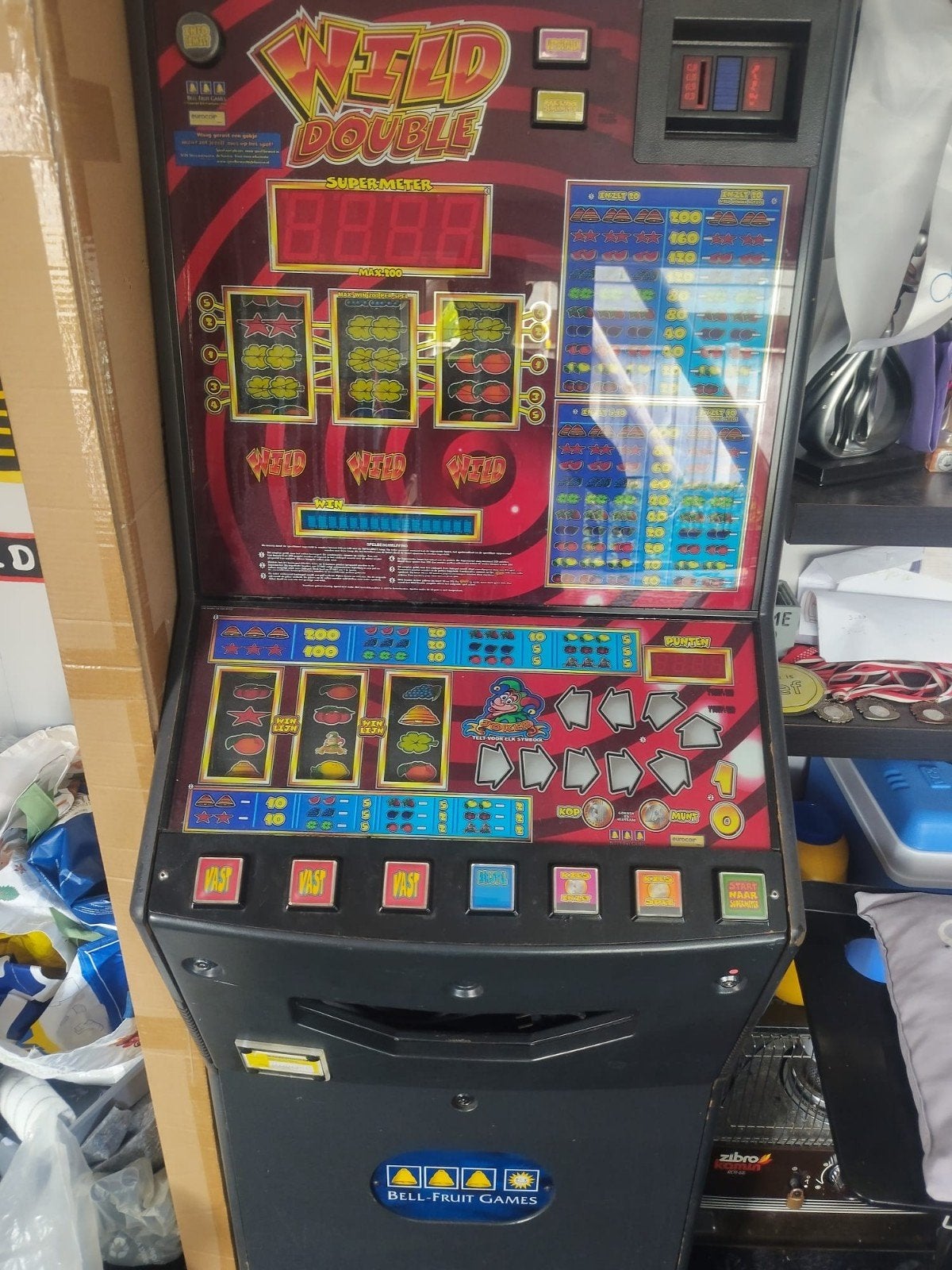 Gokkast Wild Double Supermeter - Bell-Fruit Games, Verzamelen, Automaten | Gokkasten en Fruitautomaten, Overige munten, Ophalen