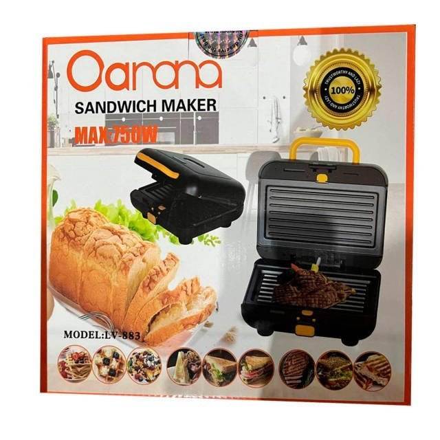 Oarana 3-in-1 Sandwichmaker, Wafelijzer & Grill - 750W, Ophalen of Verzenden, Nieuw