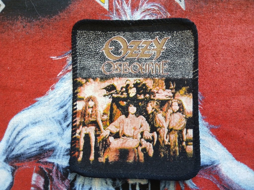 OZZY OSBOURNE  no rest for the wicked vintage 1988 patch 7, Ophalen of Verzenden, Nieuw, Kleding