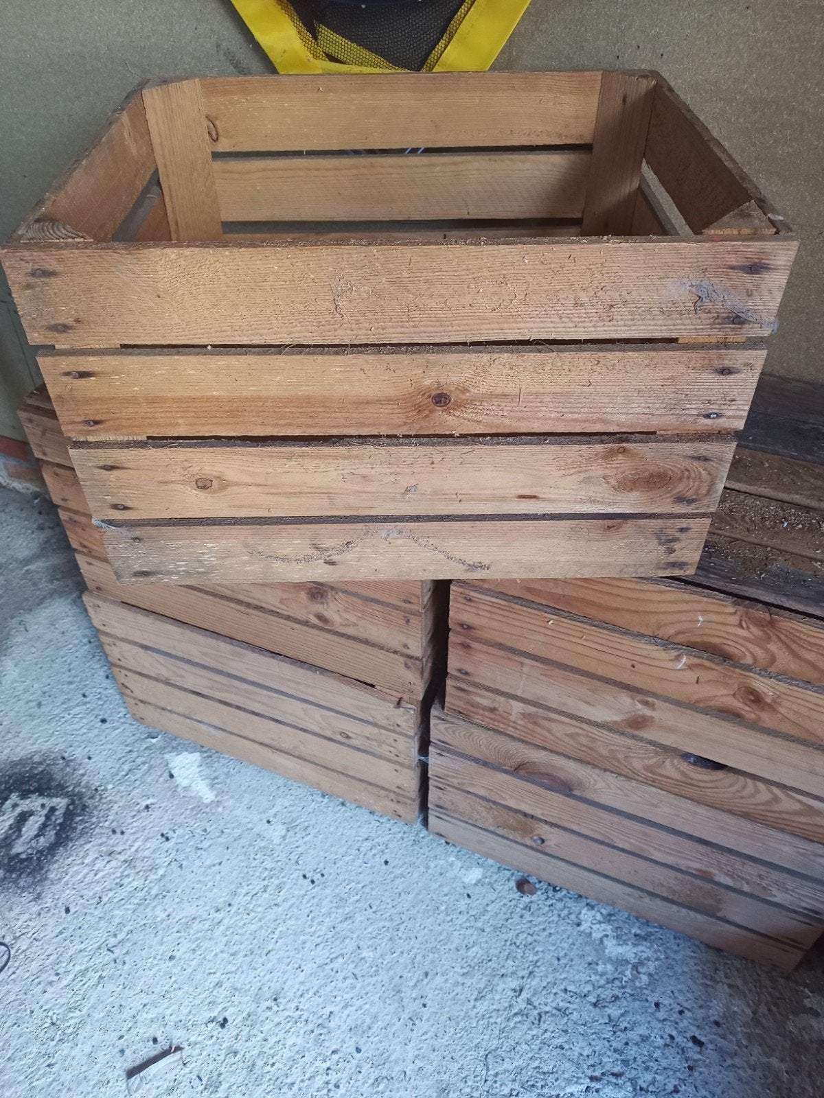 houten stevige kistjes 10 stuks kratjes, Ophalen, Minder dan 50 cm