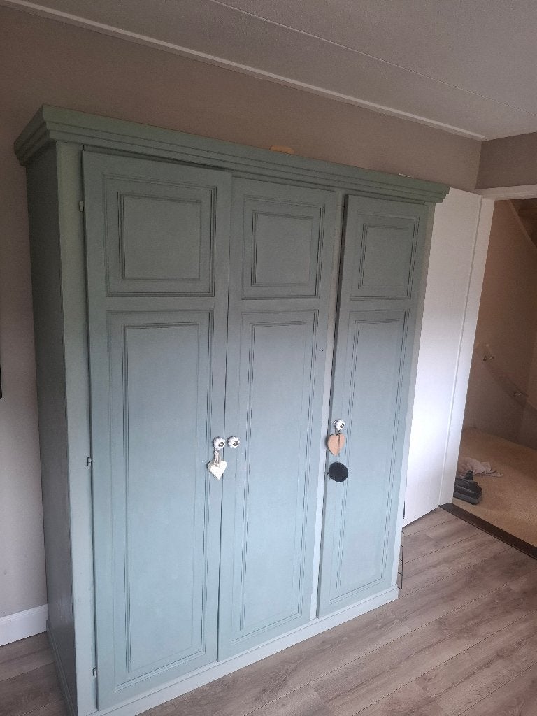 Hang-legkast, groen, Huis en Inrichting, Kasten | Kledingkasten, Ophalen, Met deur(en), Gebruikt, 100 tot 150 cm